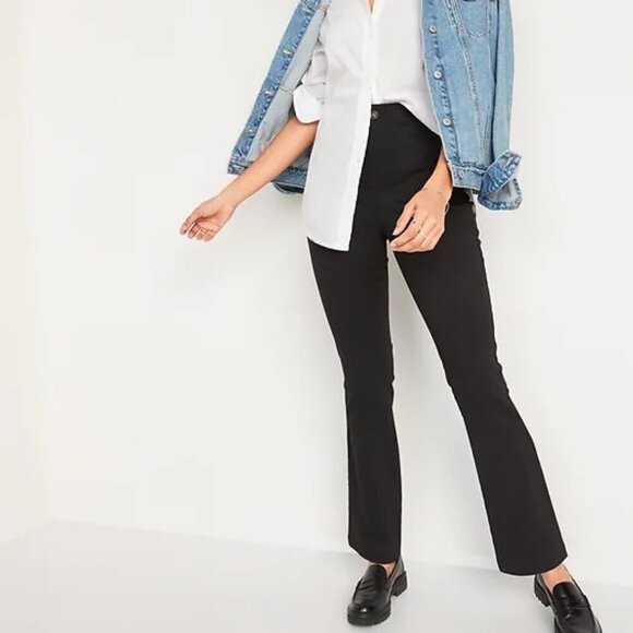 NWT Old Navy High-Waisted Wow Flare Pants 8 - Picture 1 of 12